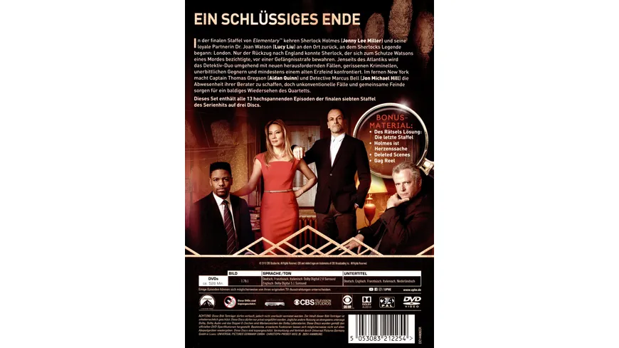 Elementary - Season 7  [3 DVDs]