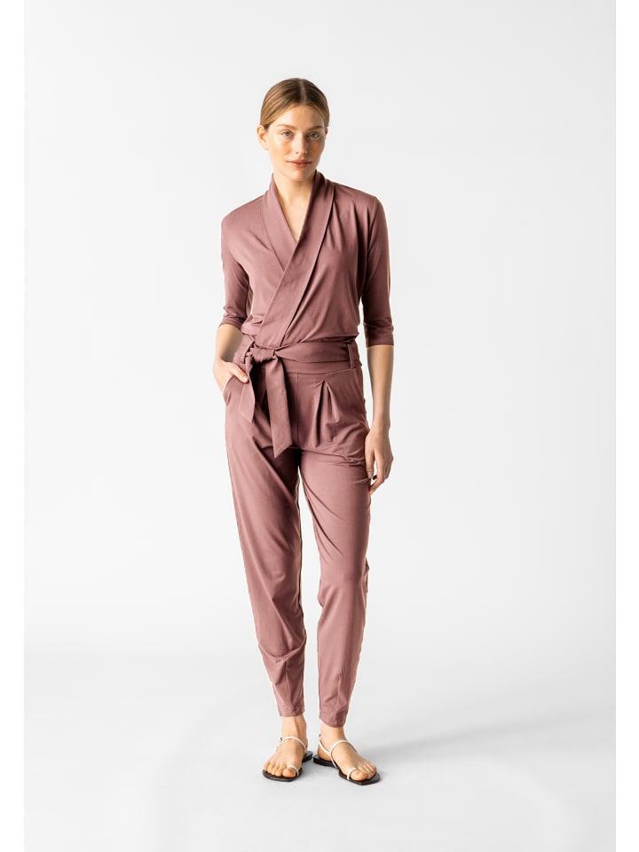 Les Lunes Jumpsuit Paul in marron günstig kaufen