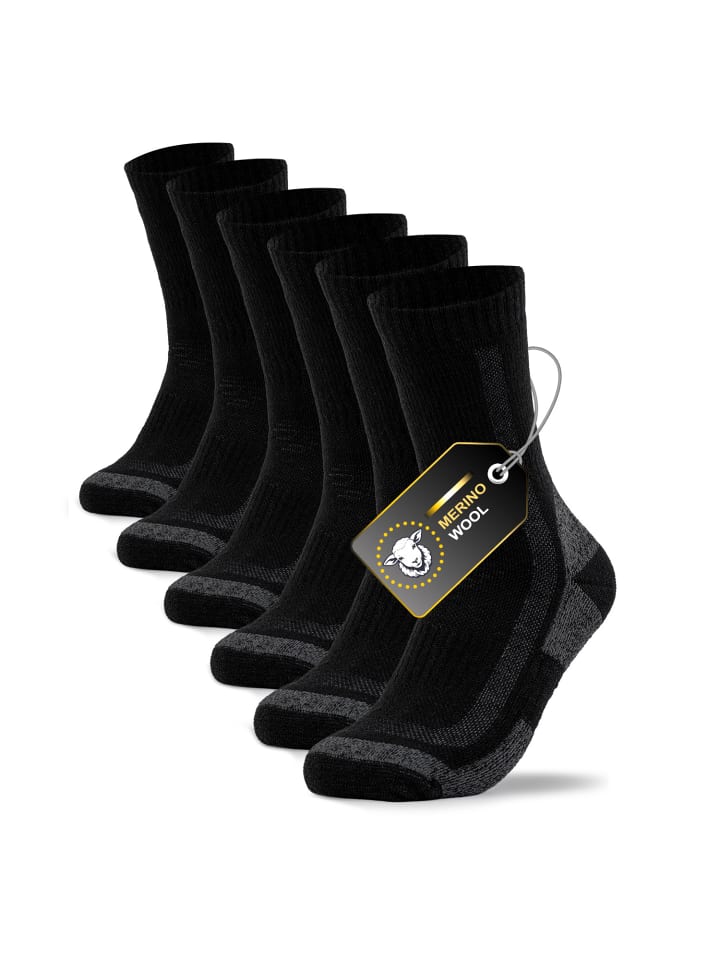 Occulto 3er Pack Merino Thermo Socken Erik in Schwarz günstig kaufen