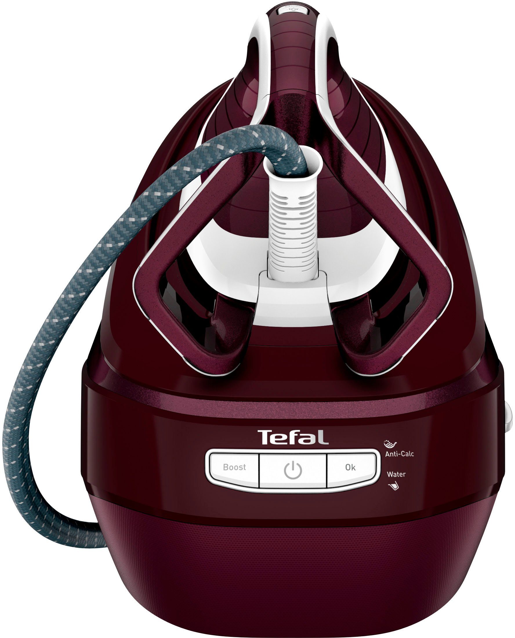 Tefal Dampfbügelstation GV9810 Pro Express Vision inklusive Dampfbürste DT2026, 1100 ml Wassertank, 8,3 Bar-Druck, 180 g/Min. konstanter Dampf, 680 g/Min. Dampfstoß