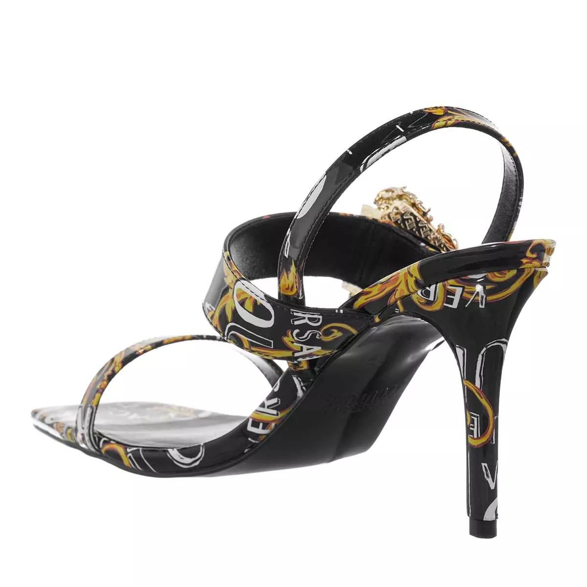 VERSACE Riemchen Sandalen schwarz High Heel