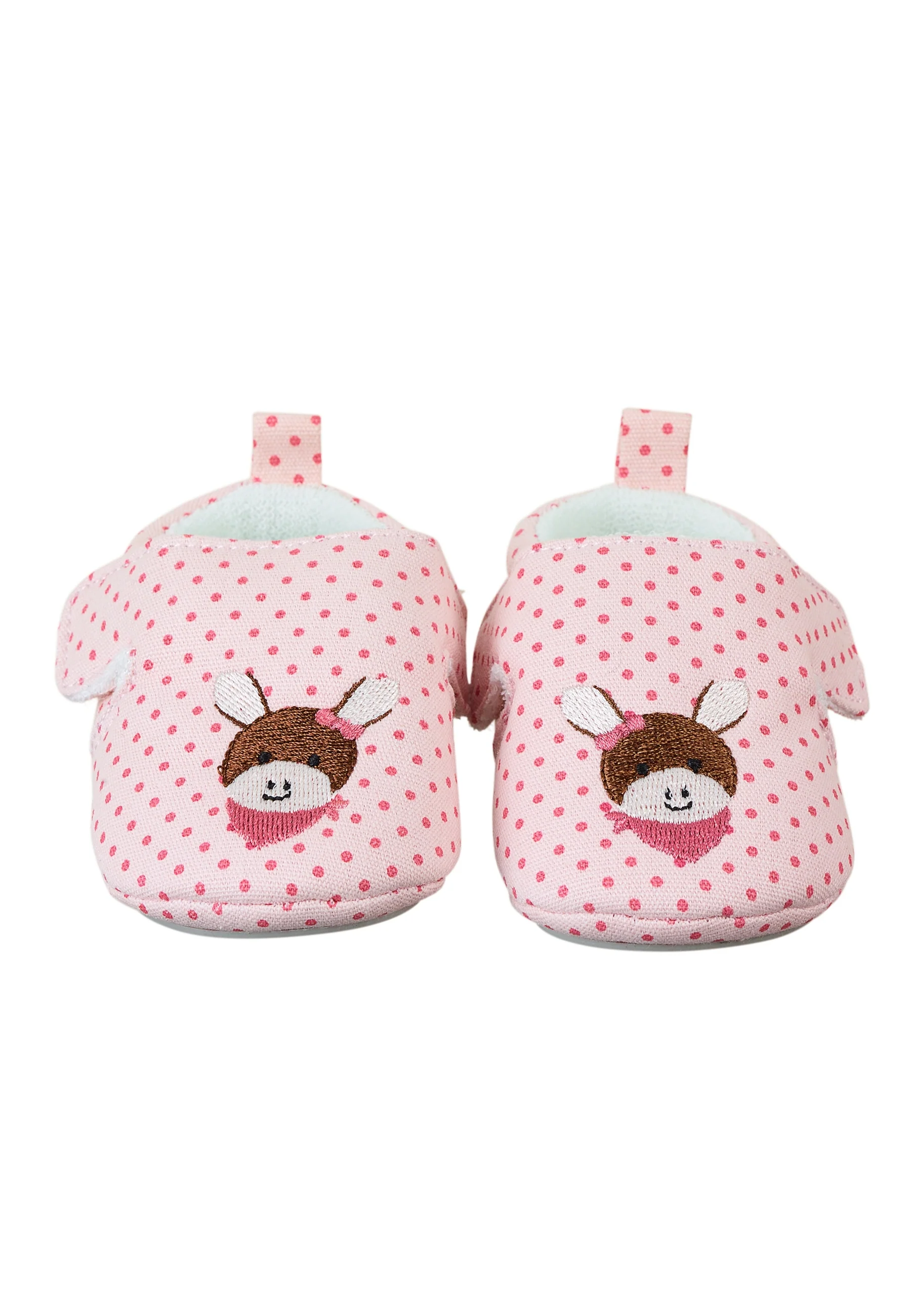 Babykrabbelschuh aus Baumwolle, Motiv Emmi Girl