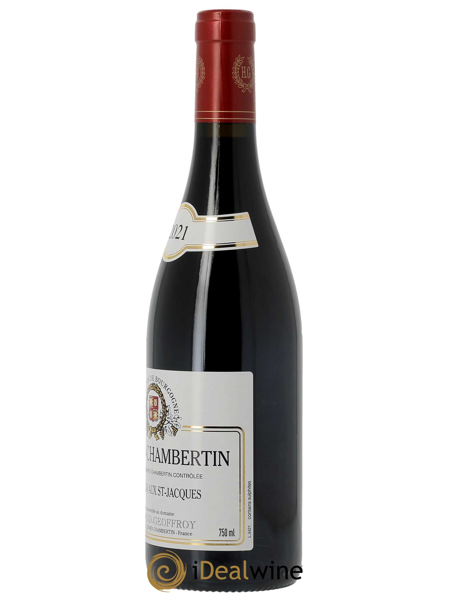 Gevrey-Chambertin 1er Cru Lavaux Saint Jacques Harmand-Geoffroy (Domaine)  2021 - Lot de 1 Bouteille