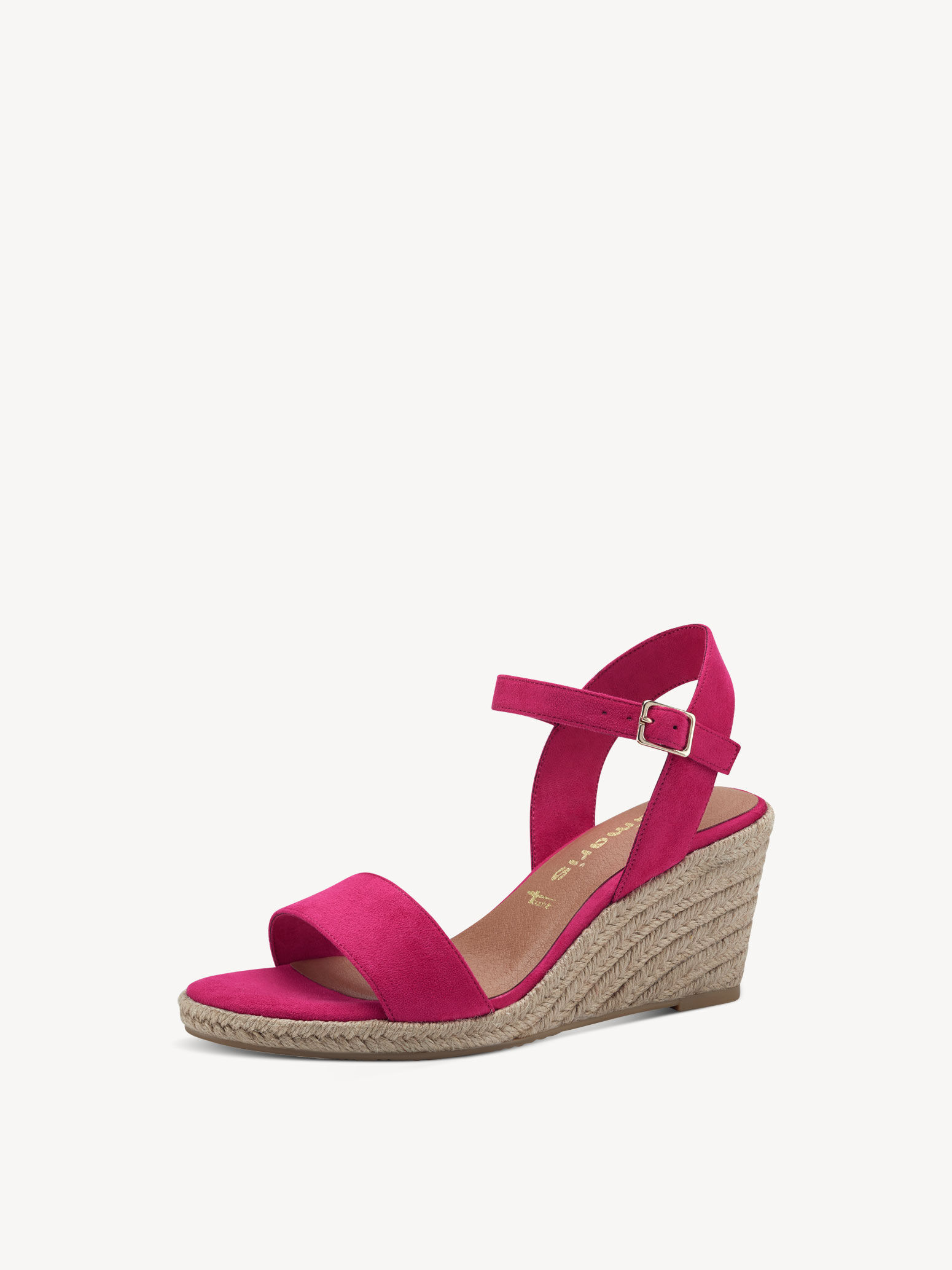 Sandale à talon - rose fuchsia