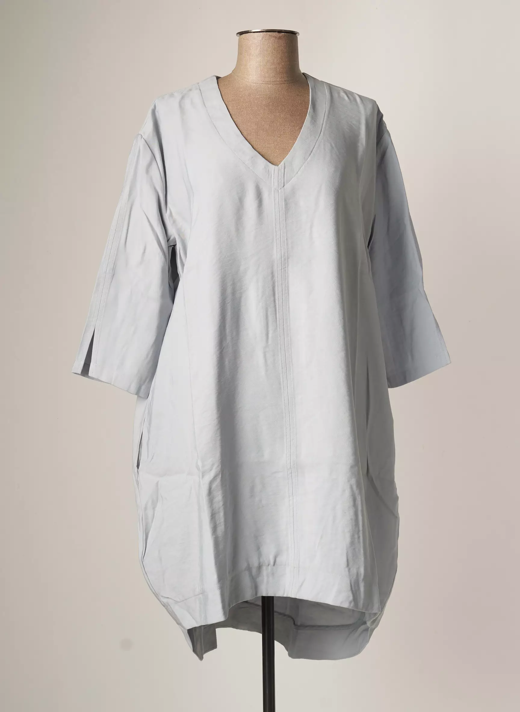 Ams Pure Robes Courtes Femme couleur bleu