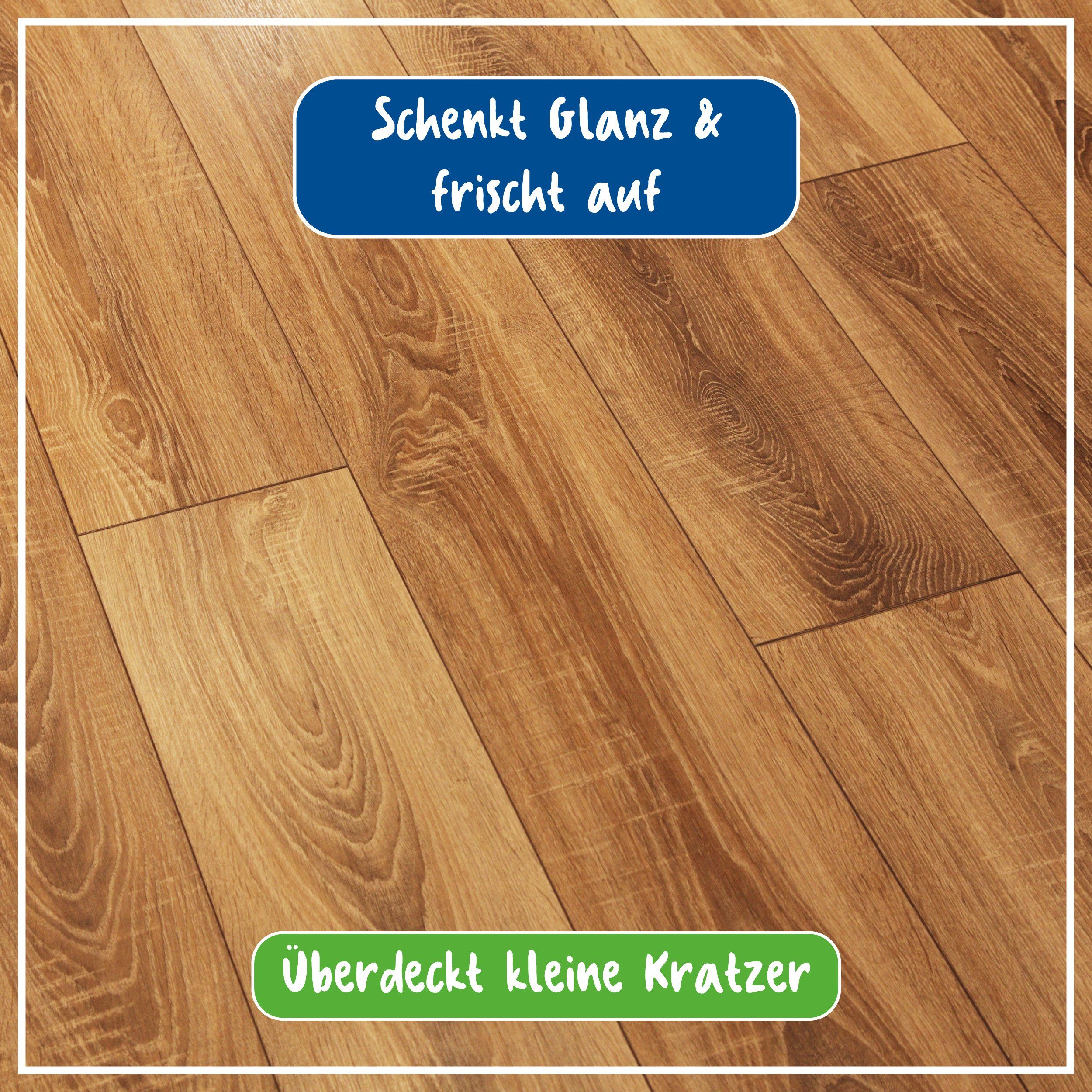 poliboy Laminat Renovierer - Sofort Versiegelung - 500ml - Laminatreiniger (lang anhaltenden Glanz und Schutz für Laminatböden - Made in Germany)