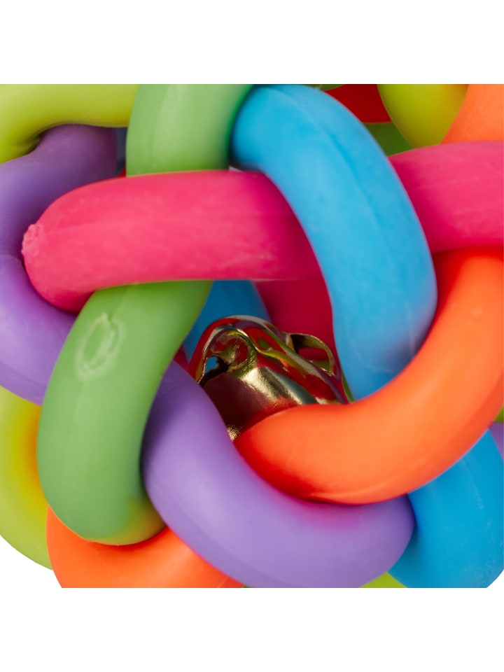 relaxdays 3 x Hundespielzeug-Ball in Bunt - Ø 6,5 cm günstig kaufen onesize