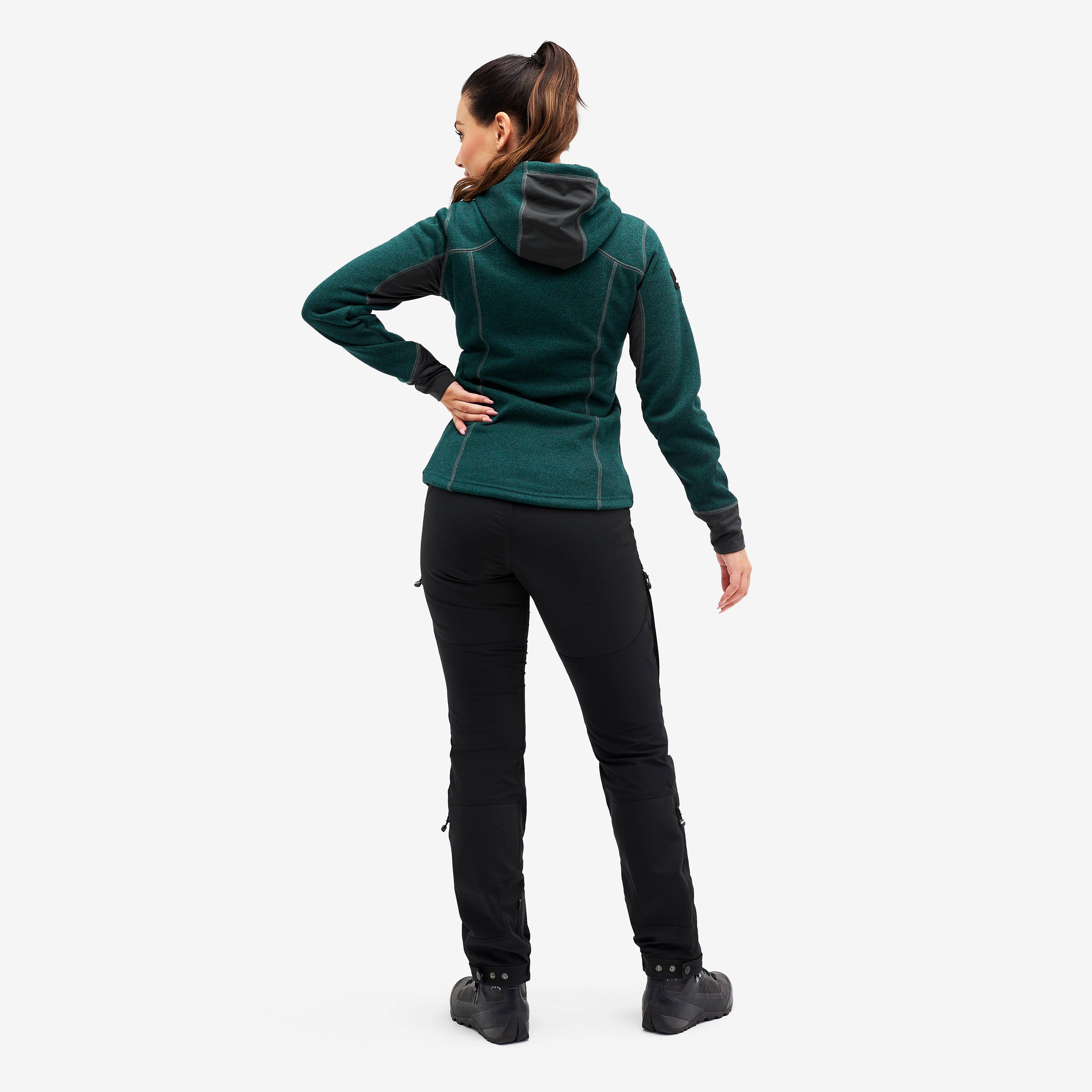 Fusion Hoodie Femme Deep Teal