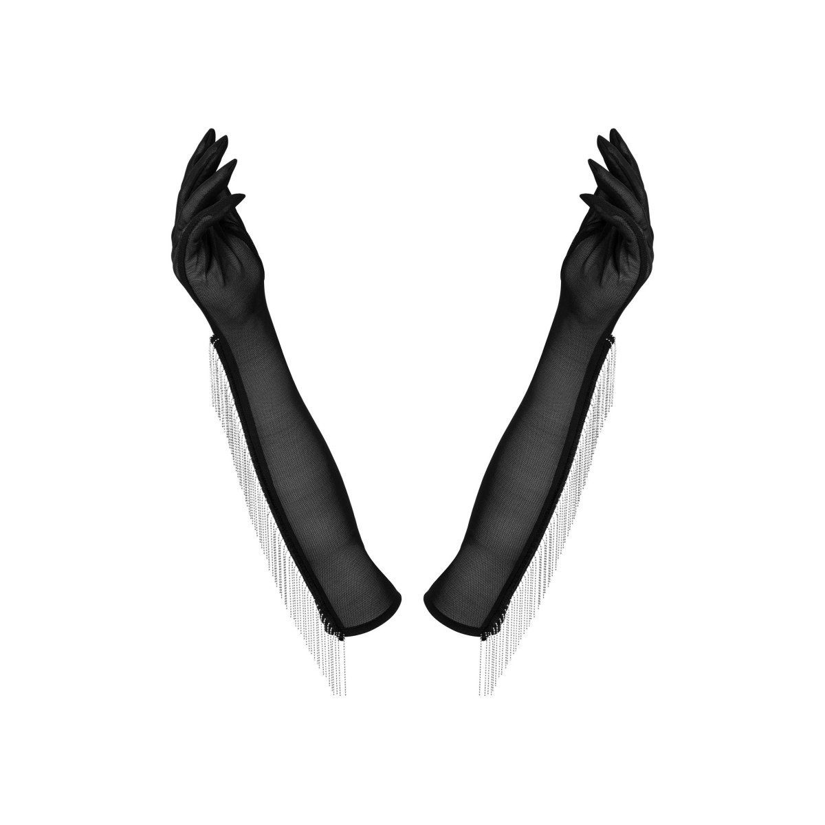 Obsessive Armstulpen leicht durchscheinend, Handschuhe Dessous
