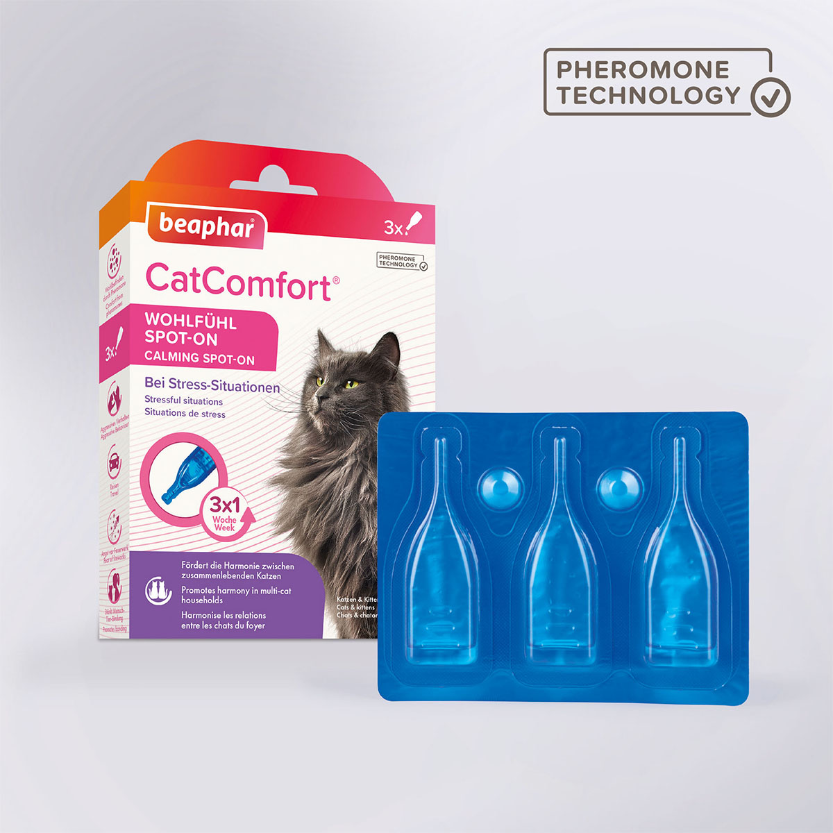 beaphar CatComfort Wohlfühl Spot-On 3x0,55ml kaufen bei ZooRoyal
