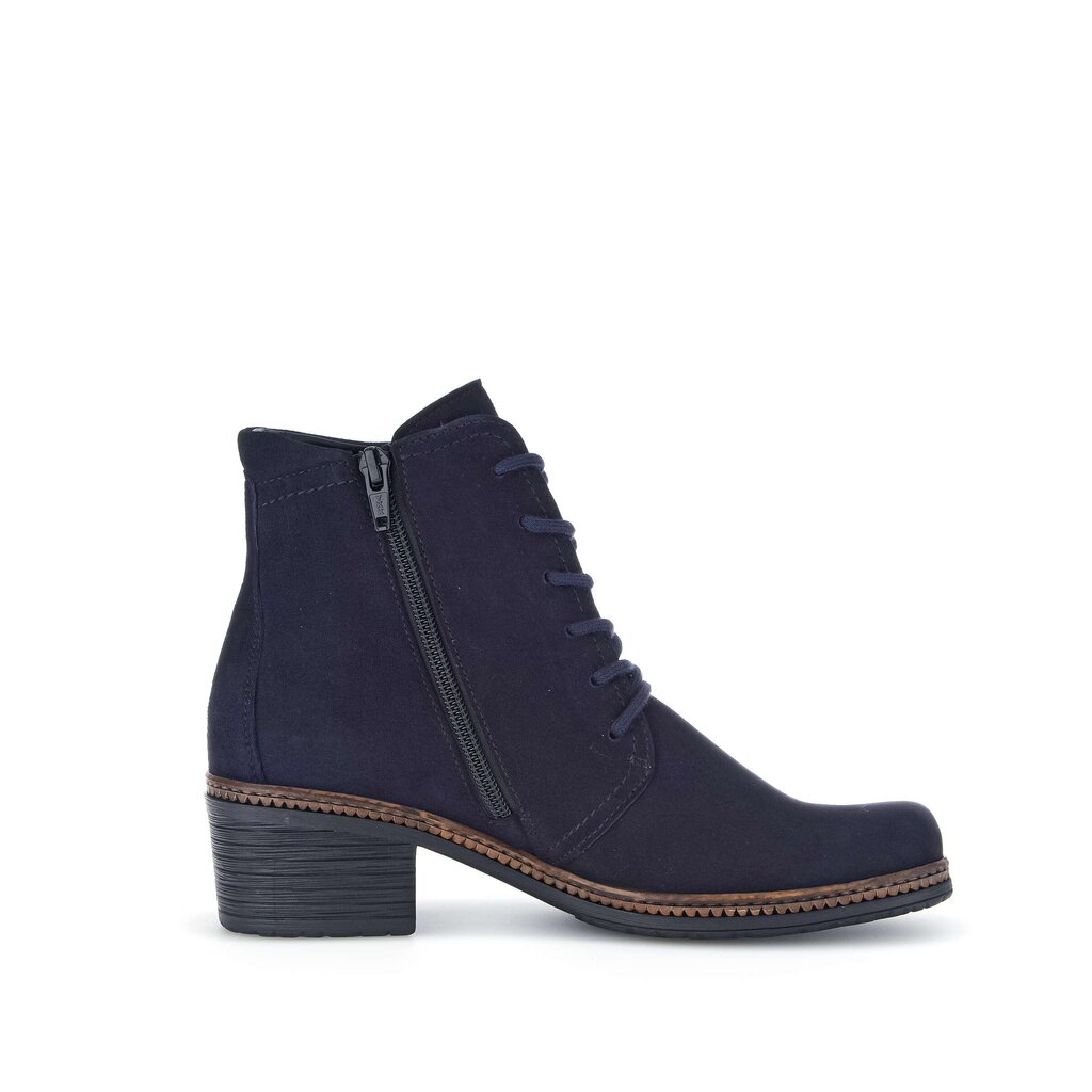 Gabor fashion Schnürstiefelette blau