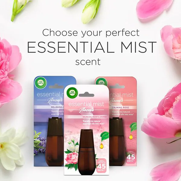 Refil Air Wick Essential Mist Soothing Star Jasmim e Peônia 20ml