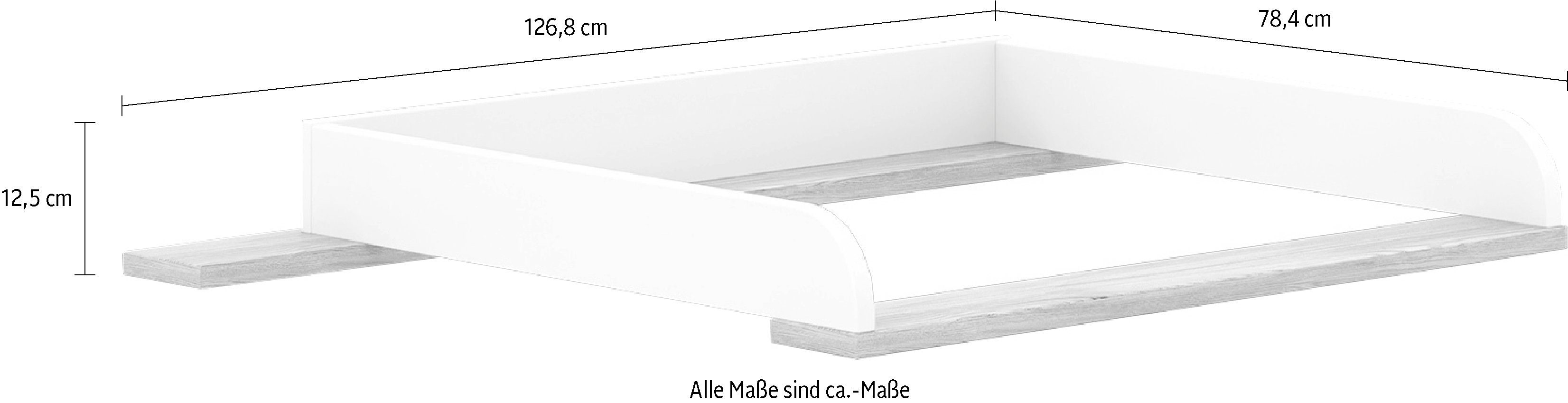 Steiff by PAIDI Wickelaufsatz YOLANDA, besonders hoher Wickelkranz mit weichen Radien und gerundeten Kanten