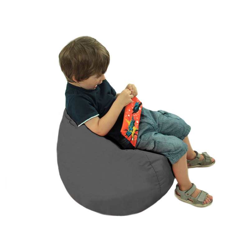 Pouf poire berlingot gris foncé Oxybul