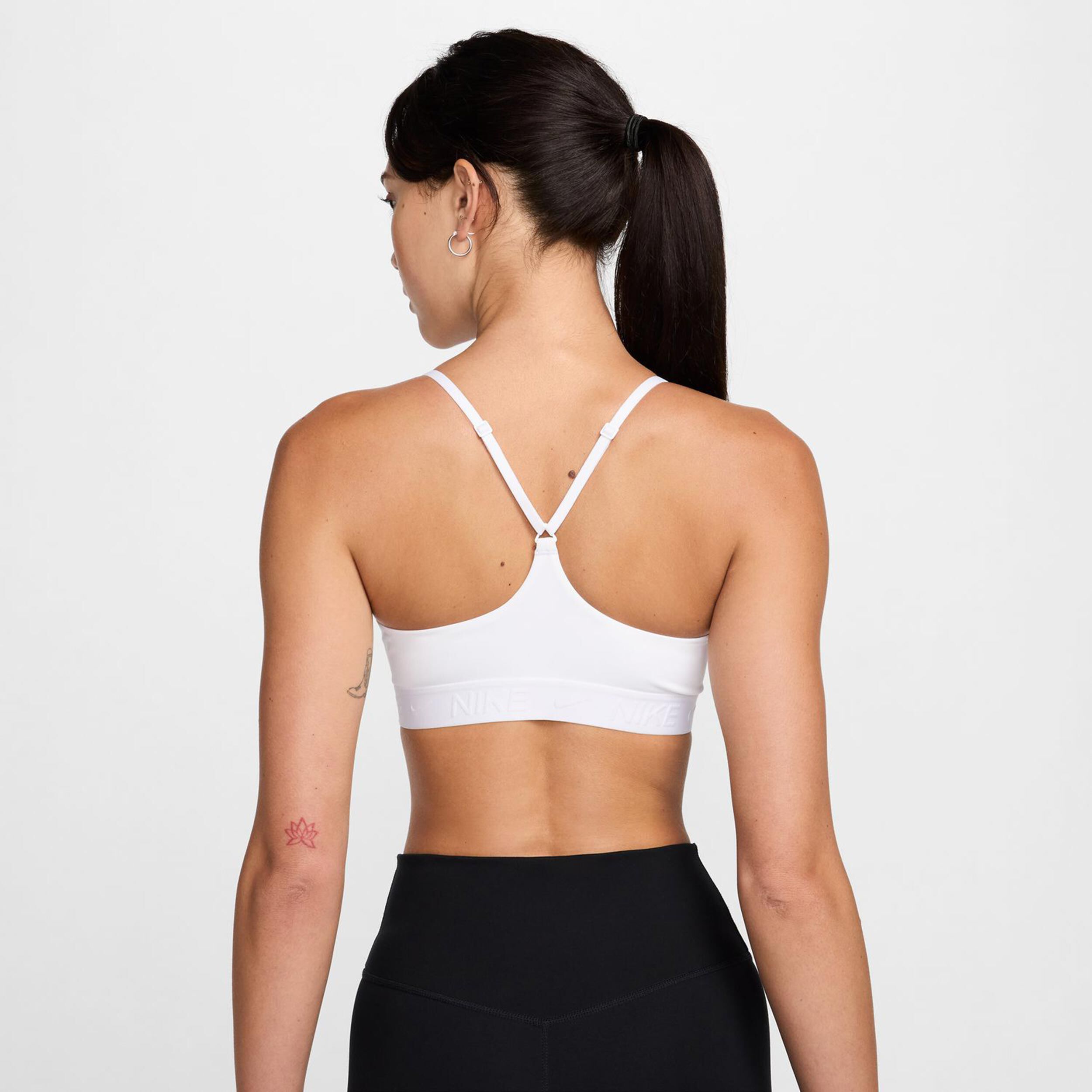 Dri-Fit Indy Padded Sport-BH Damen - Weiß