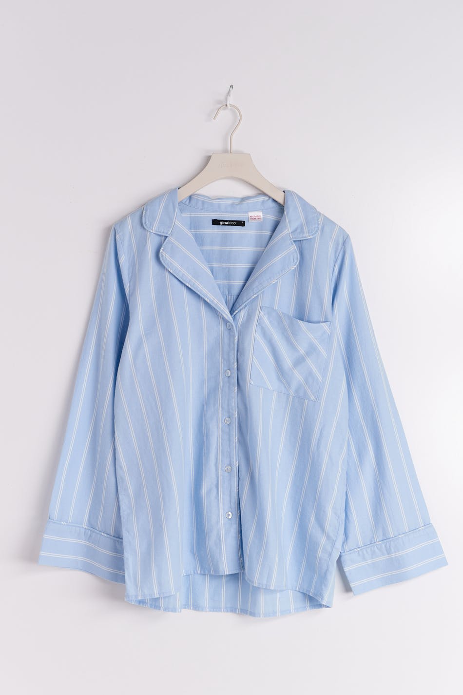 Flannel pyjamas shirt