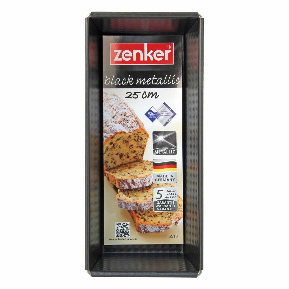 Zenker Backform Black Metallic Königskuchenform 25 cm