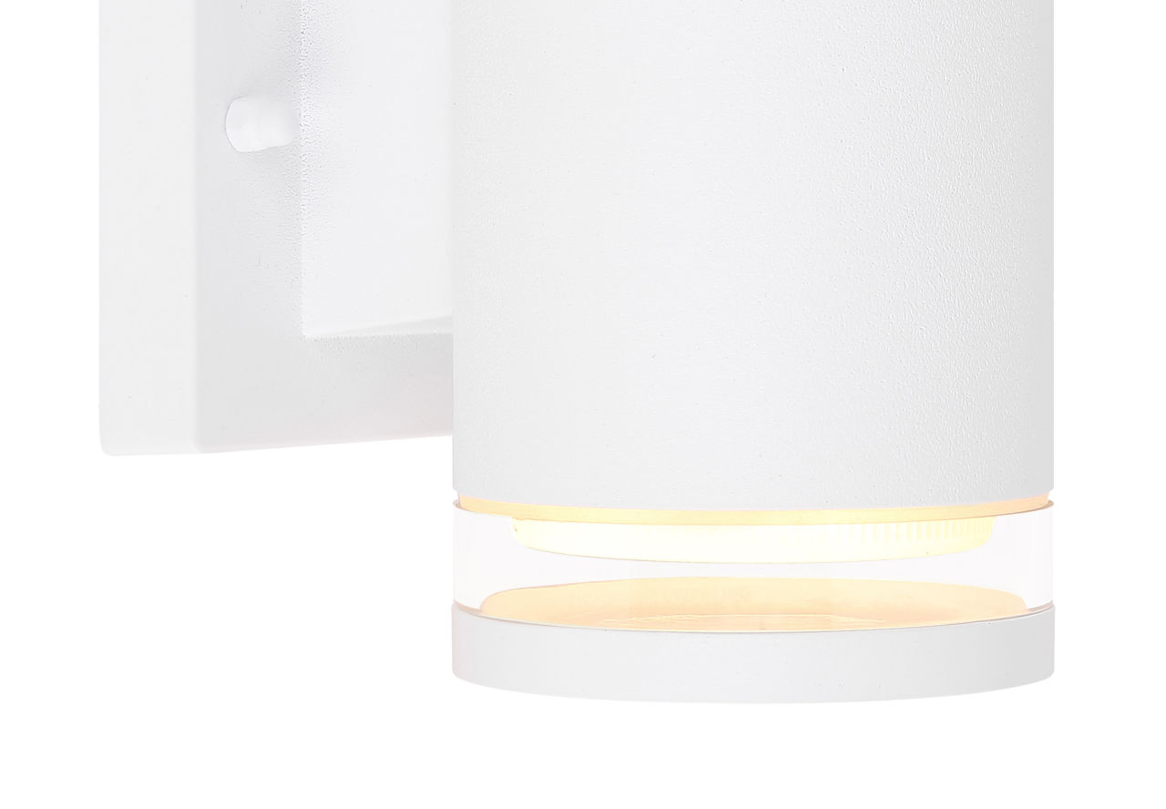 Globo Lighting - ALCALA - Außenleuchte Aluminium weiß, 2x GX53 LED