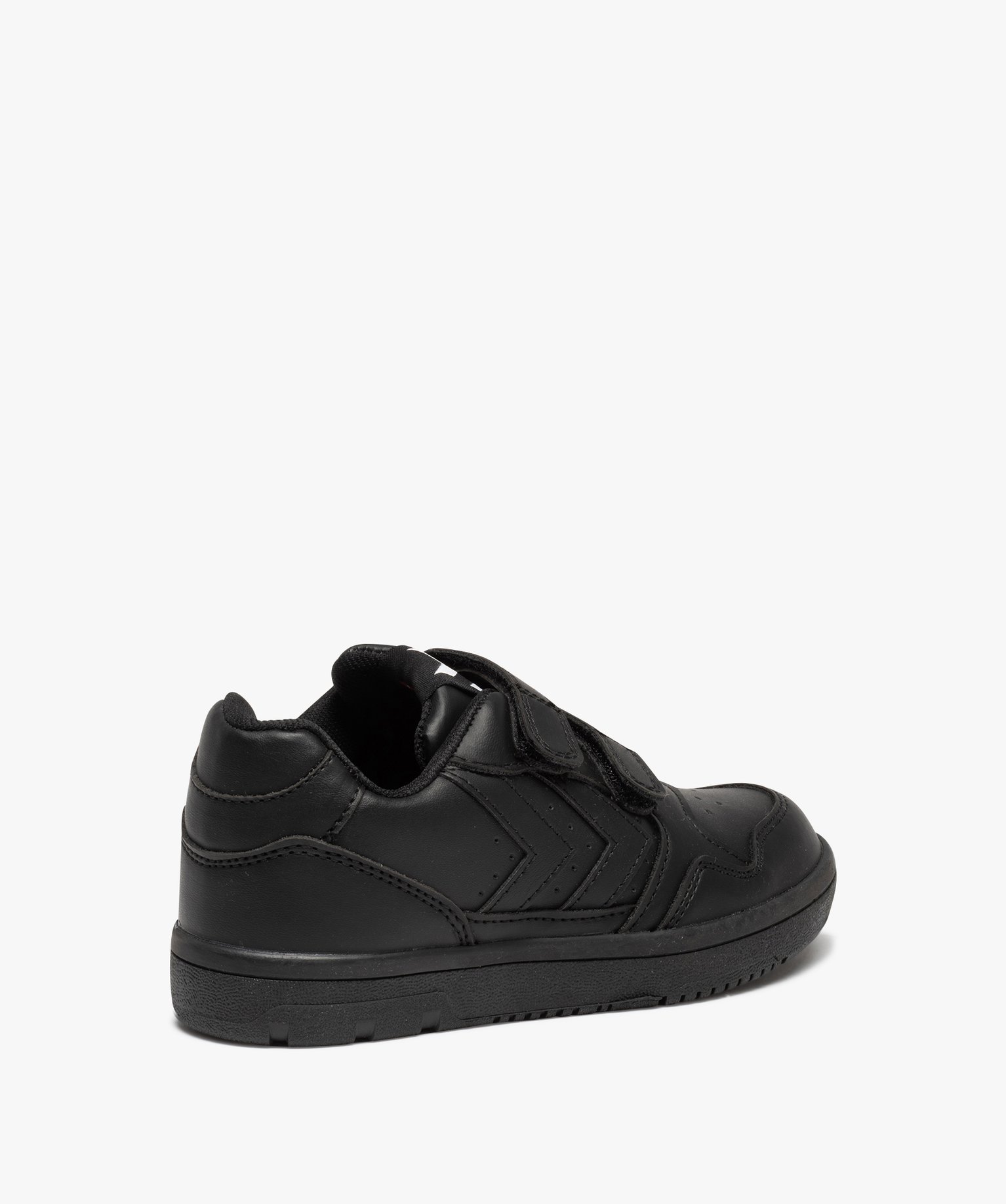 Baskets Garçon unies à scratch - Hummel Camden noir | GEMO