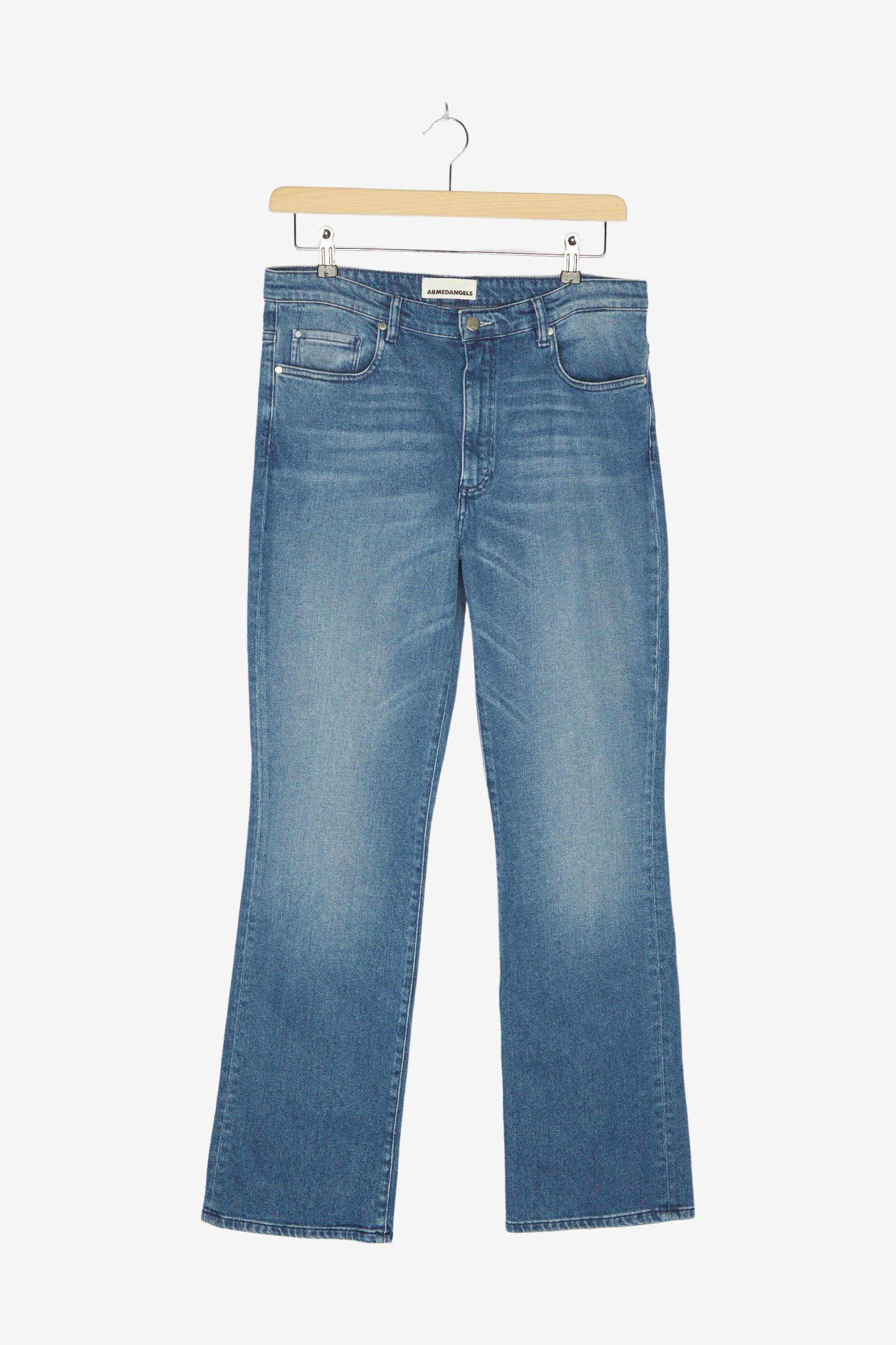 Boot Cut High Waist aus Bio-Baumwoll Mix