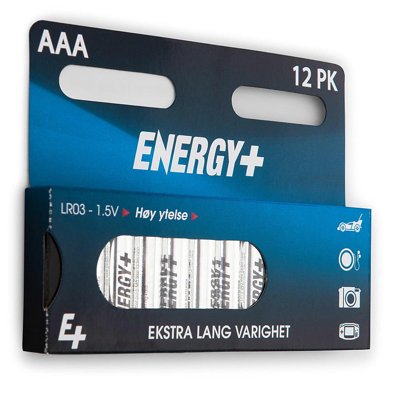 Energy Batteri AAA 12-pk, ultra digital,Energy