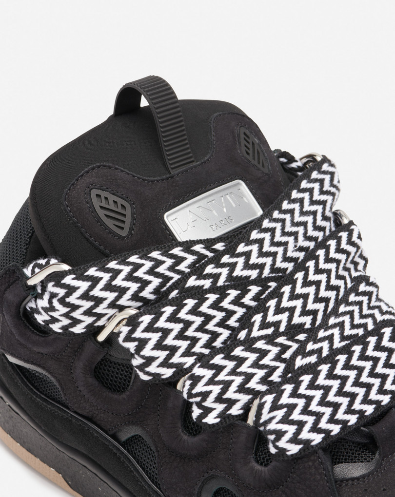 SNEAKERS CURB EN CUIR