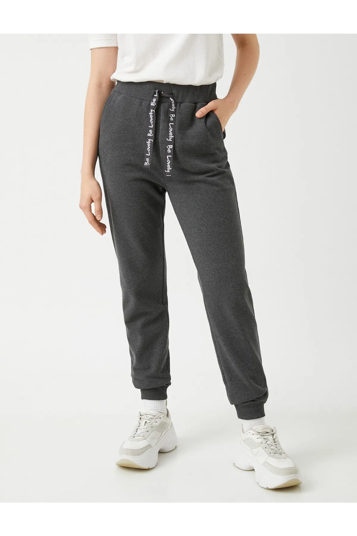 Koton  Bedruckte Jogginghose mit Fleece-Innenseite