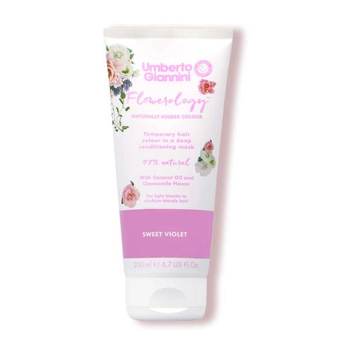 Umberto Giannini Flowerology Ideiglenes Színmaszk 200 ml Édes Ibolya