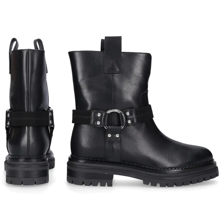 Sergio Rossi - Stiefeletten MOTOR 015 Kalbsleder - schwarz