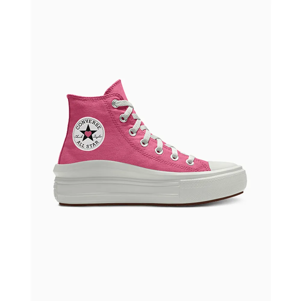 Converse Custom Chuck Taylor All Star Move Platform By You A07197CSP24_CONVERSEPINK_V / pink