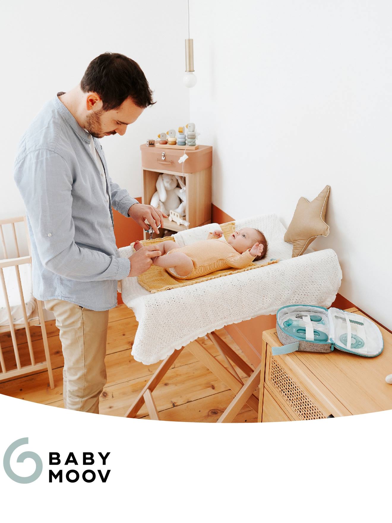 Babymoov Baby Pflegeset, 9 Teile BABYMOOV - grau/aqua