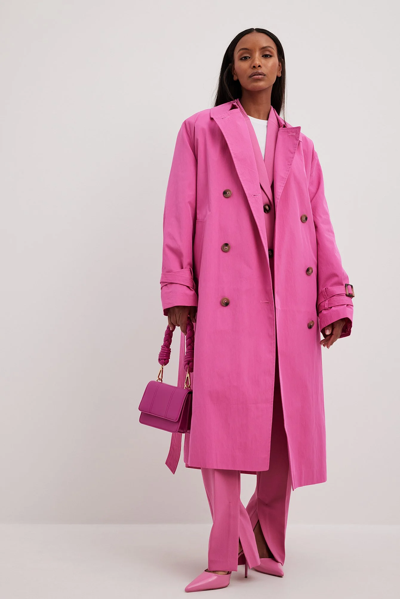 Trenchcoat mit Doppelknöpfen