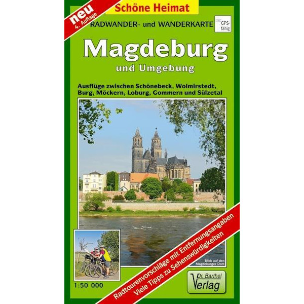 Magdeburg und Umgebung 1 : 50 000. Radwander-und Wanderkarte - Wanderkarte