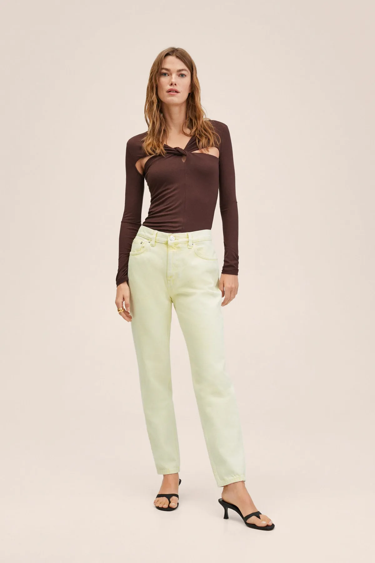 MANGO  27015768 Damen/Mädchen Limette