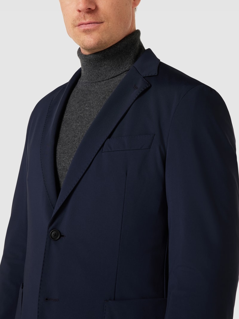 2-Knopf-Sakko mit Kissing Buttons Modell 'Hanry' in marineblau