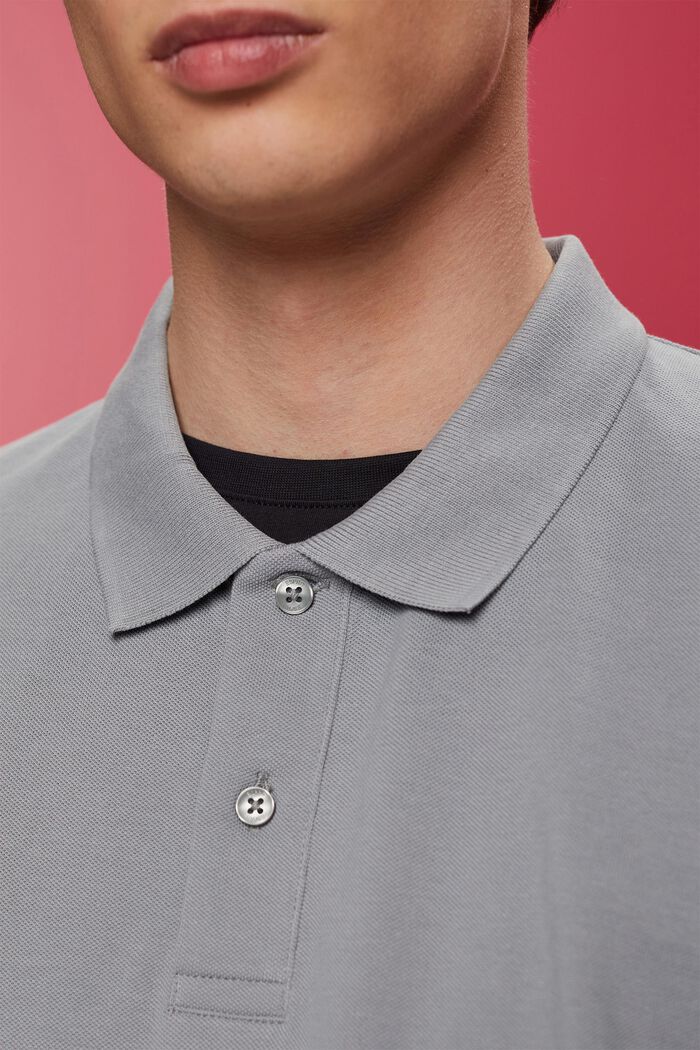 Slim-Fit-Poloshirt aus Baumwoll-Piqué