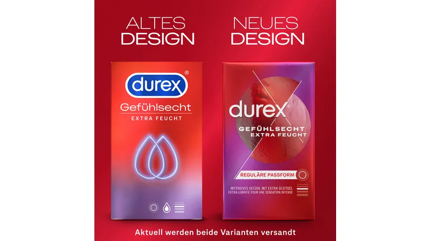 Durex Kondome Gefühlsecht Extra Feucht