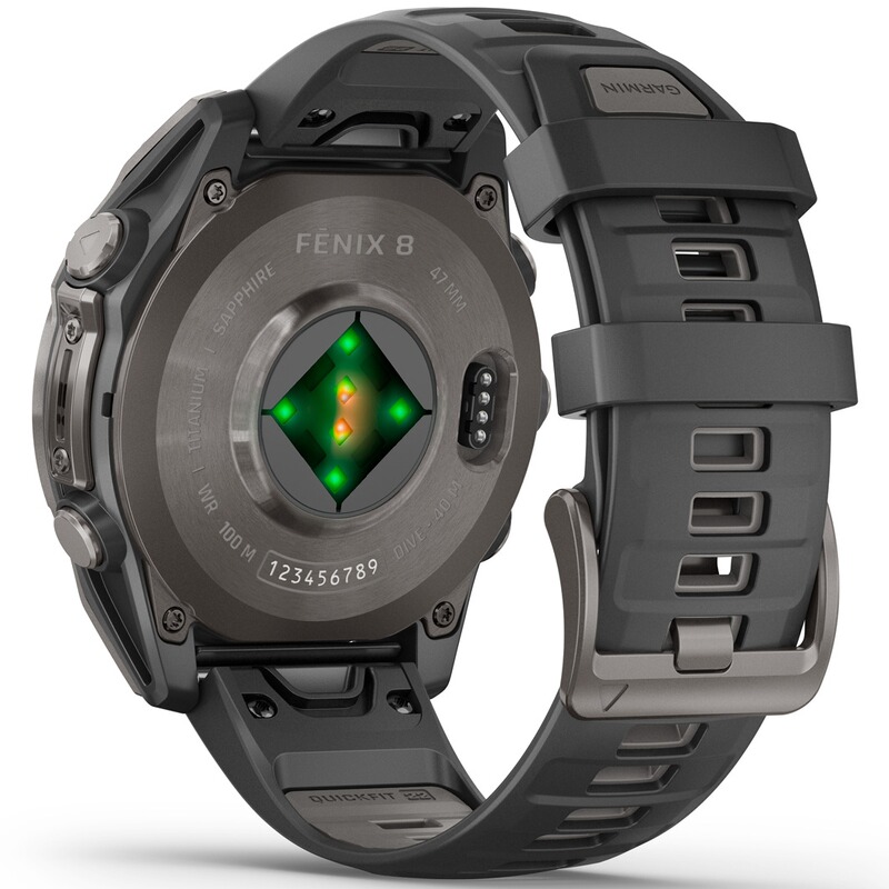 GARMIN Armbanduhr Fenix 8 Sapphire &ndash; AMOLED 47 mm