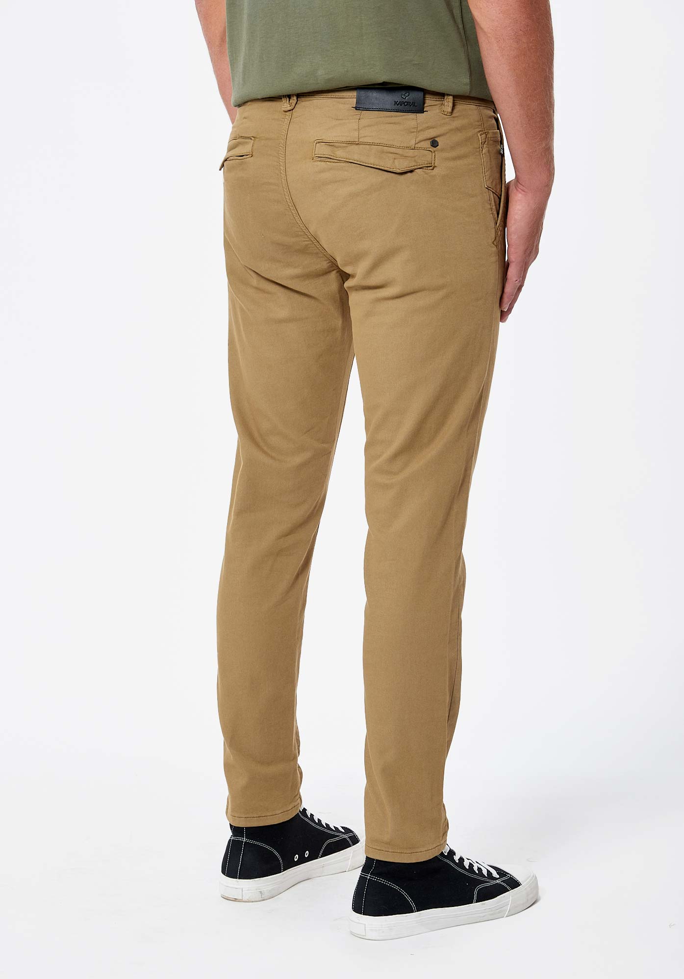 IRWIX  Pantalon relaxed cropped beige Homme