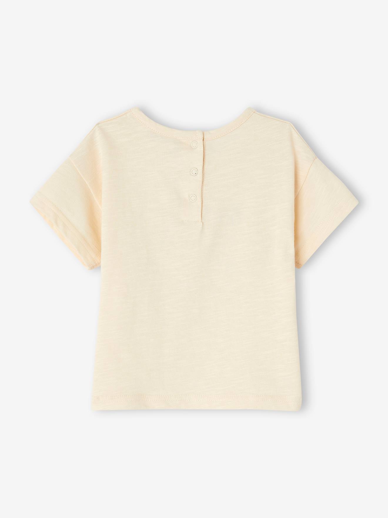 Vertbaudet Baby T-Shirt SUPER FUN Oeko-Tex - wollweiß