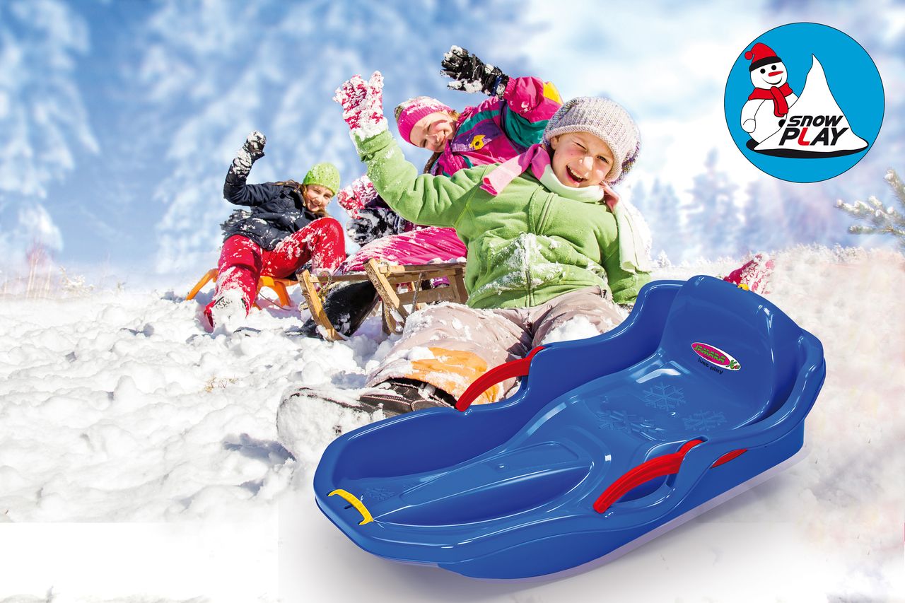 Jamara e.K. JAMARA Snow Play Bob Comfort 80 cm blau mit Bremse