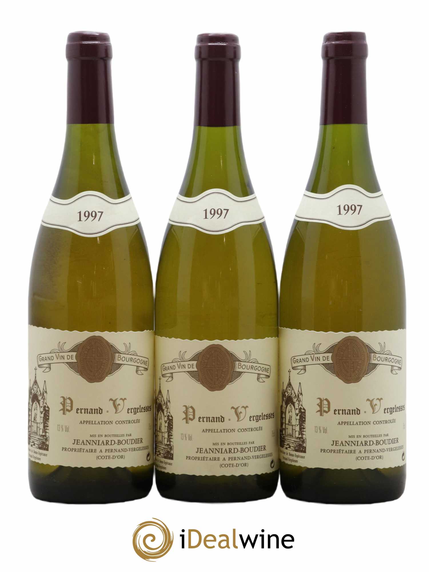 Pernand-Vergelesses Domaine Jeanniard Boudier 1997 - Lot de 6 Bouteilles