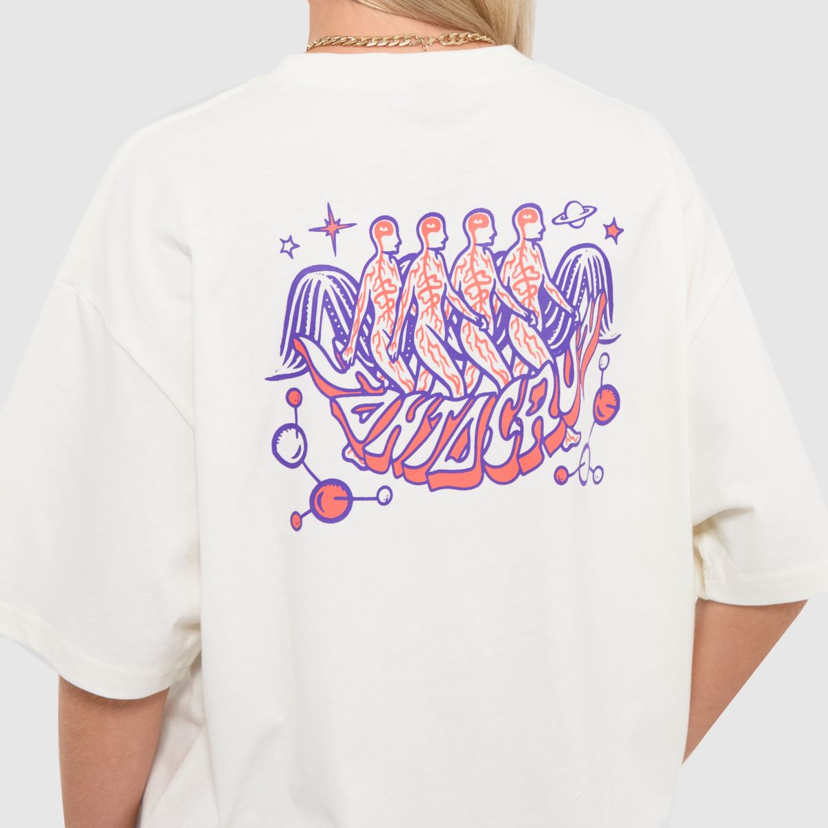 Santa Cruz – Knibbs – Vit t-shirt med tryck