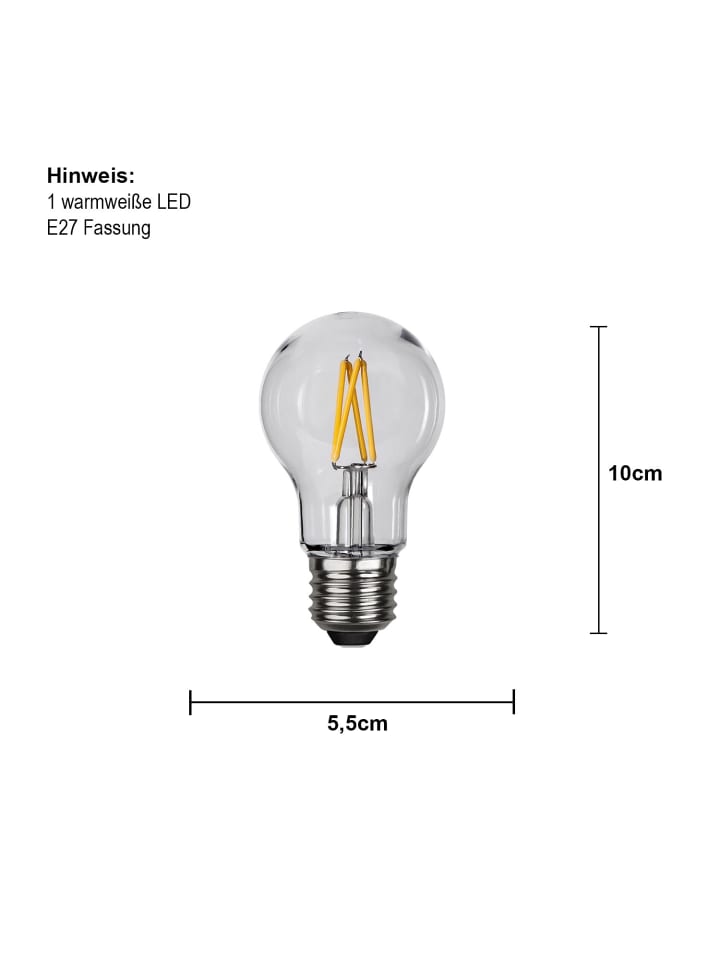 STAR Trading LED-Lampe E27 A55 Outdoor Lighting PC Cover Filament, Polycarbonat-Abd günstig kaufen onesize