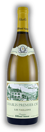 Billaud-Simon, Chablis Les Vaillons Premier Cru, 2020, Chablis  Billaud-Simon, Chablis Les Vaillons Premier Cru, 2020, Chablis   Jahrgang 2020 - 0,75	 Liter - Vol 12,5%