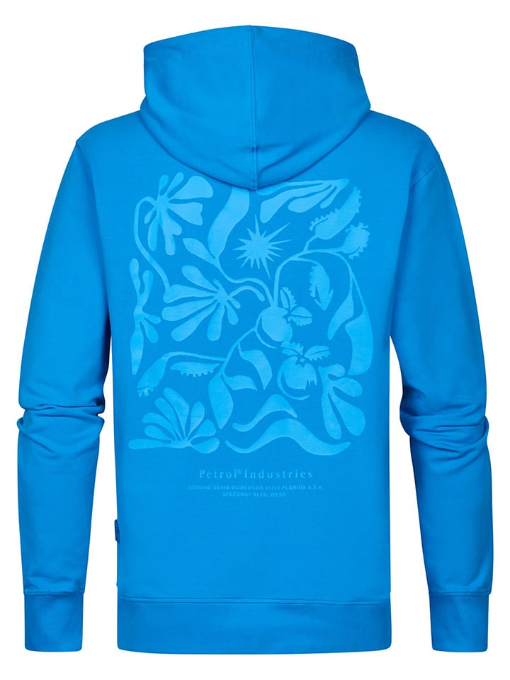 Petrol Hoodie in Blau günstig kaufen