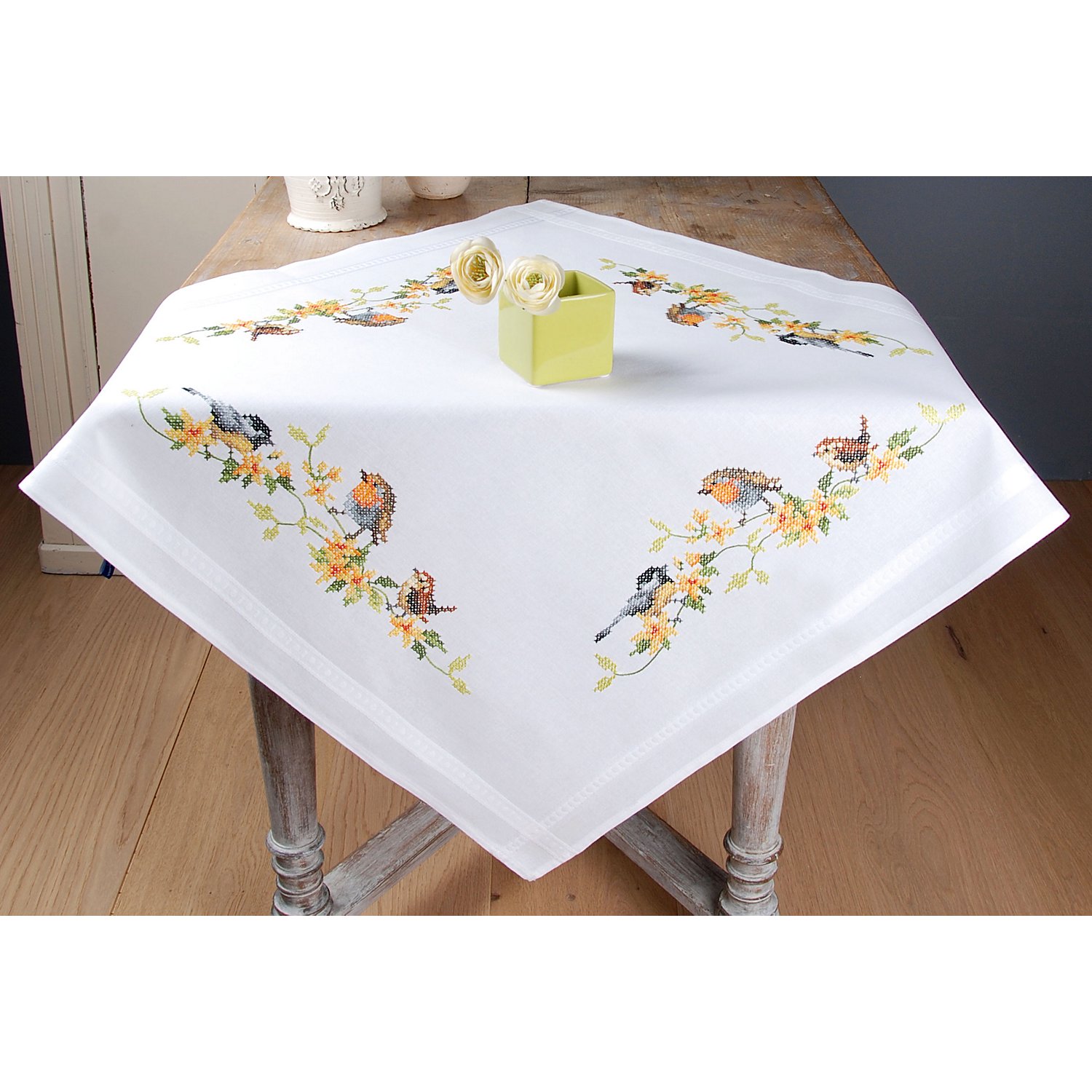 Stickmitteldecke 