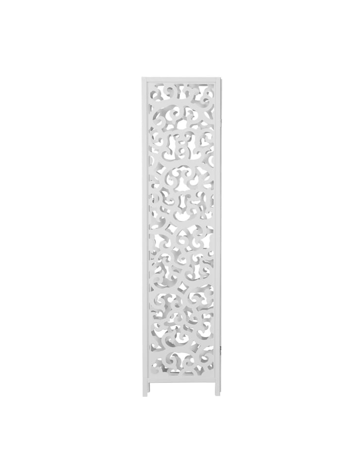 Homestyle4u 3-tlg. Paravent in Weiß 130x175 günstig kaufen onesize