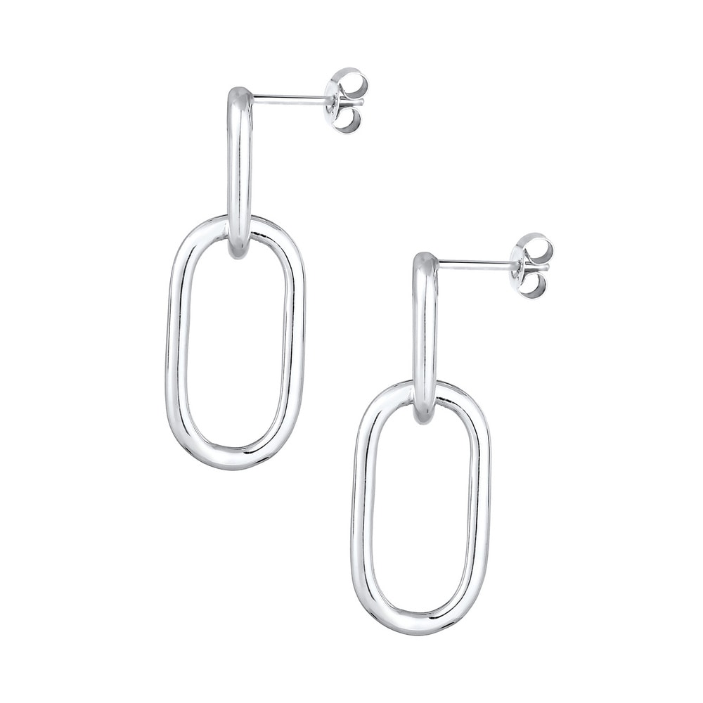 Elli Elli Boucles d'Oreilles Femme Pendentif Look Tendance en Argent Sterling 925 ster Boucles d'oreilles