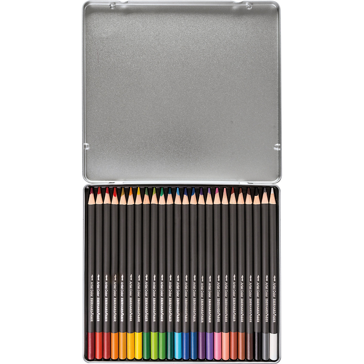 AquarellBuntstifte im Etui, 24 Farben